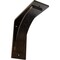 Ekena Millwork Morris Steel Bracket, Antiqued Bronze 3"W x 8"D x 8"H BKTM03X08X08MOABZ - alternate 1